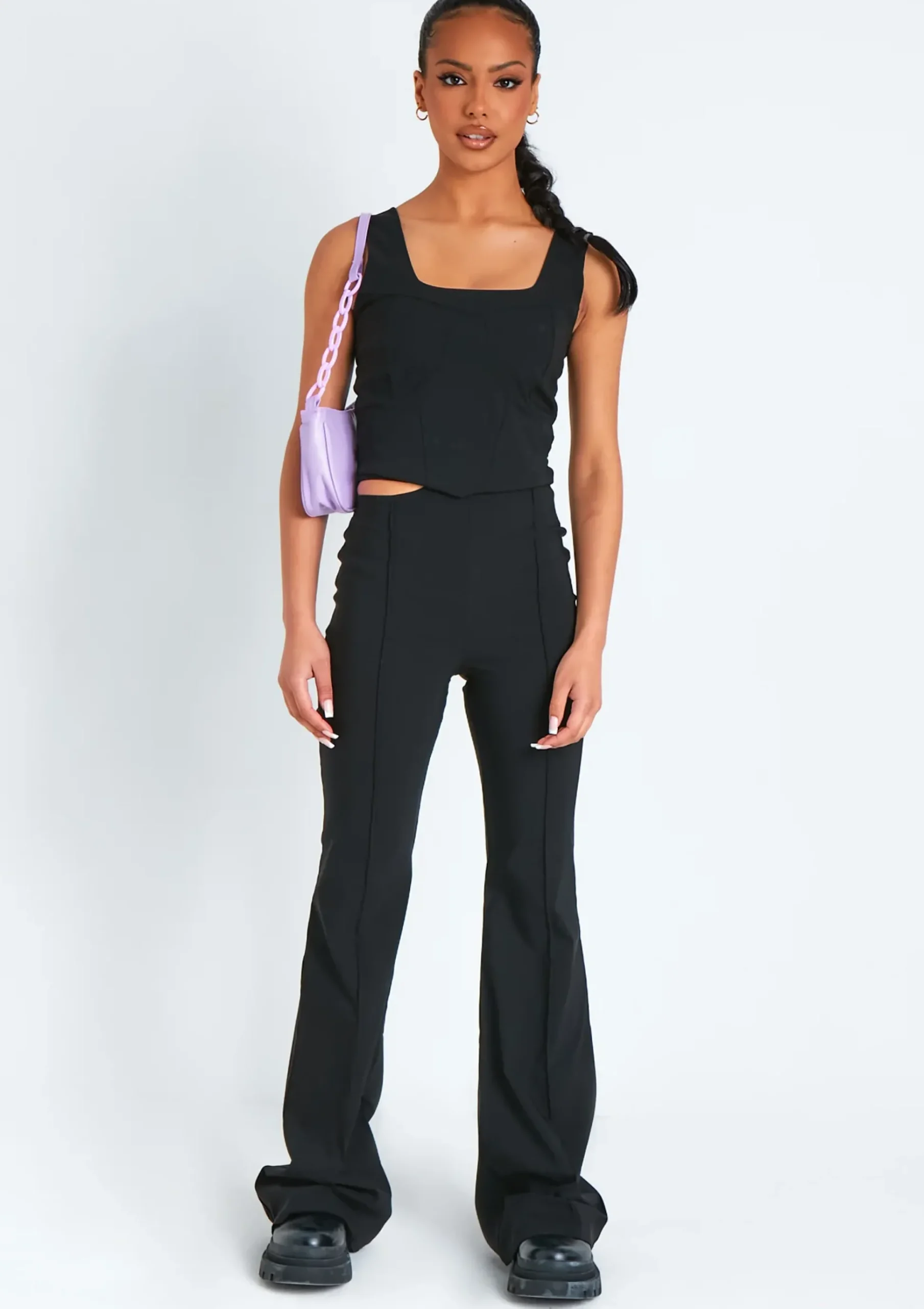 Sai Black Corset Top^Missy Empire Flash Sale