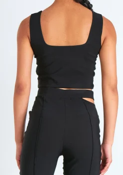 Sai Black Corset Top^Missy Empire Flash Sale