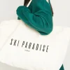 Shop Shyla Cream Ski Paradise Tote Bag Women Bags & Purses