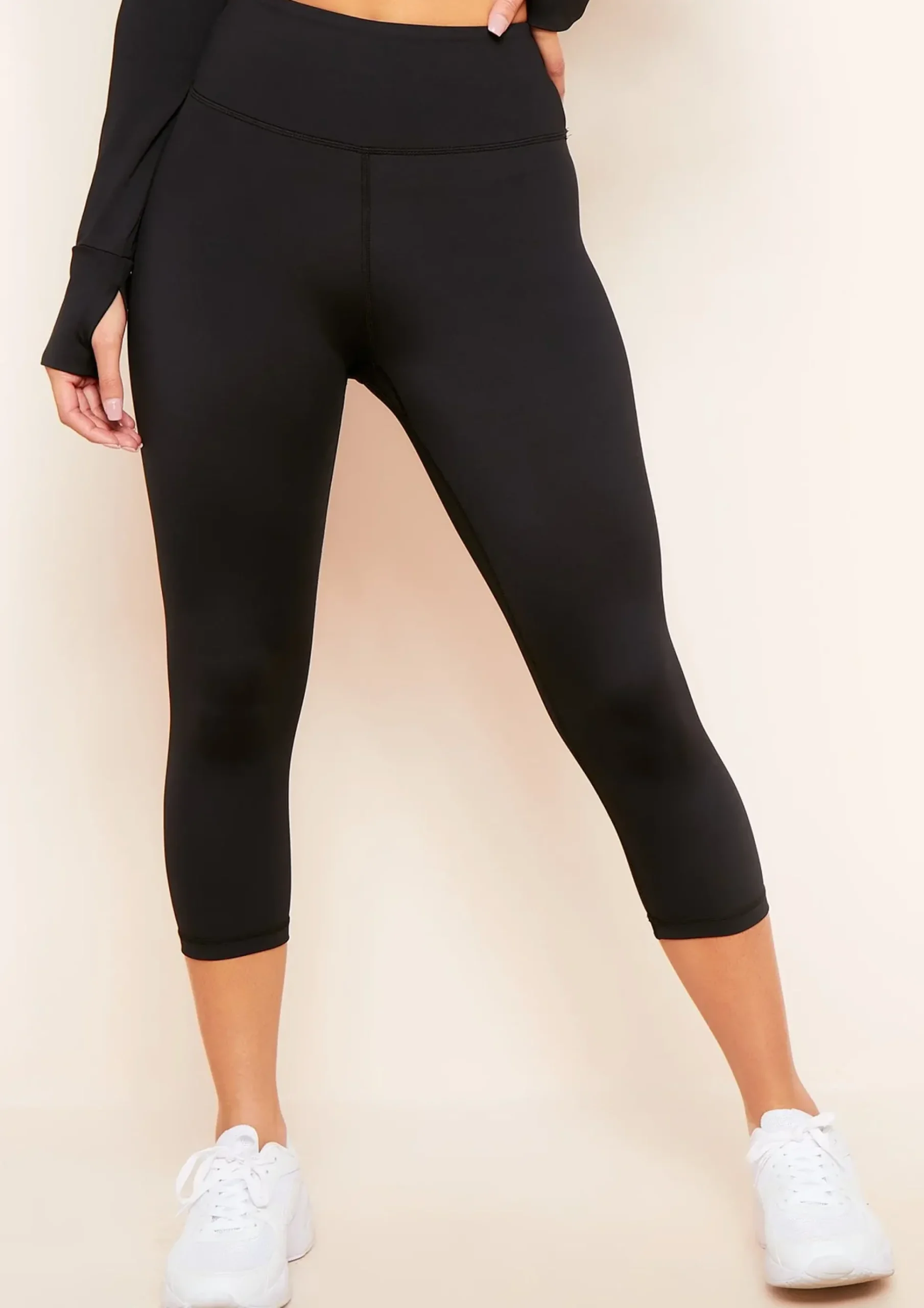 Sale Svea Black 3/4 Gym Legging Women Leggings