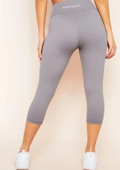 Shop Svea Grey 3/4 Gym Legging Women Leggings