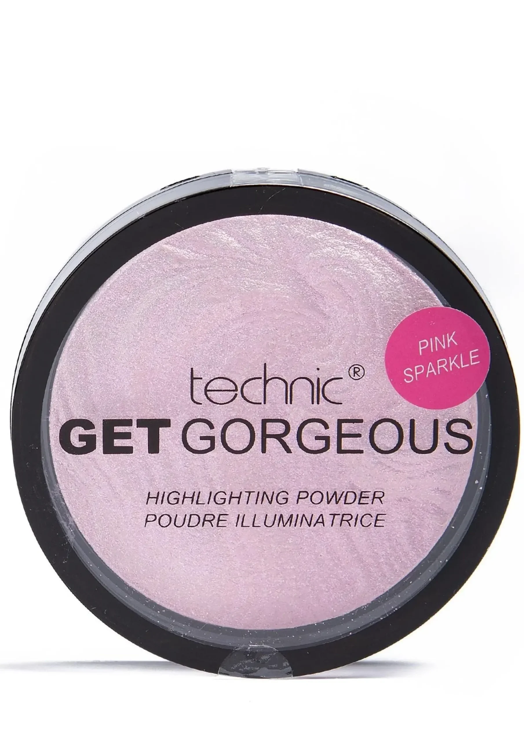 New Technic Get Gorgeous Pink Sparkle Highlighter Women Beauty