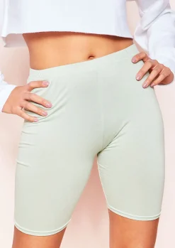 Hot Tilly Sage High Waist Cycle Shorts Women Shorts