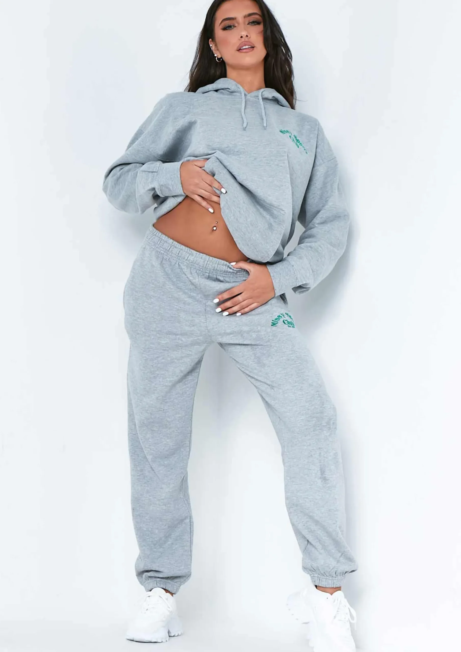 Fashion Tina Grey Missy Sports Club Casual Joggers Women Loungewear