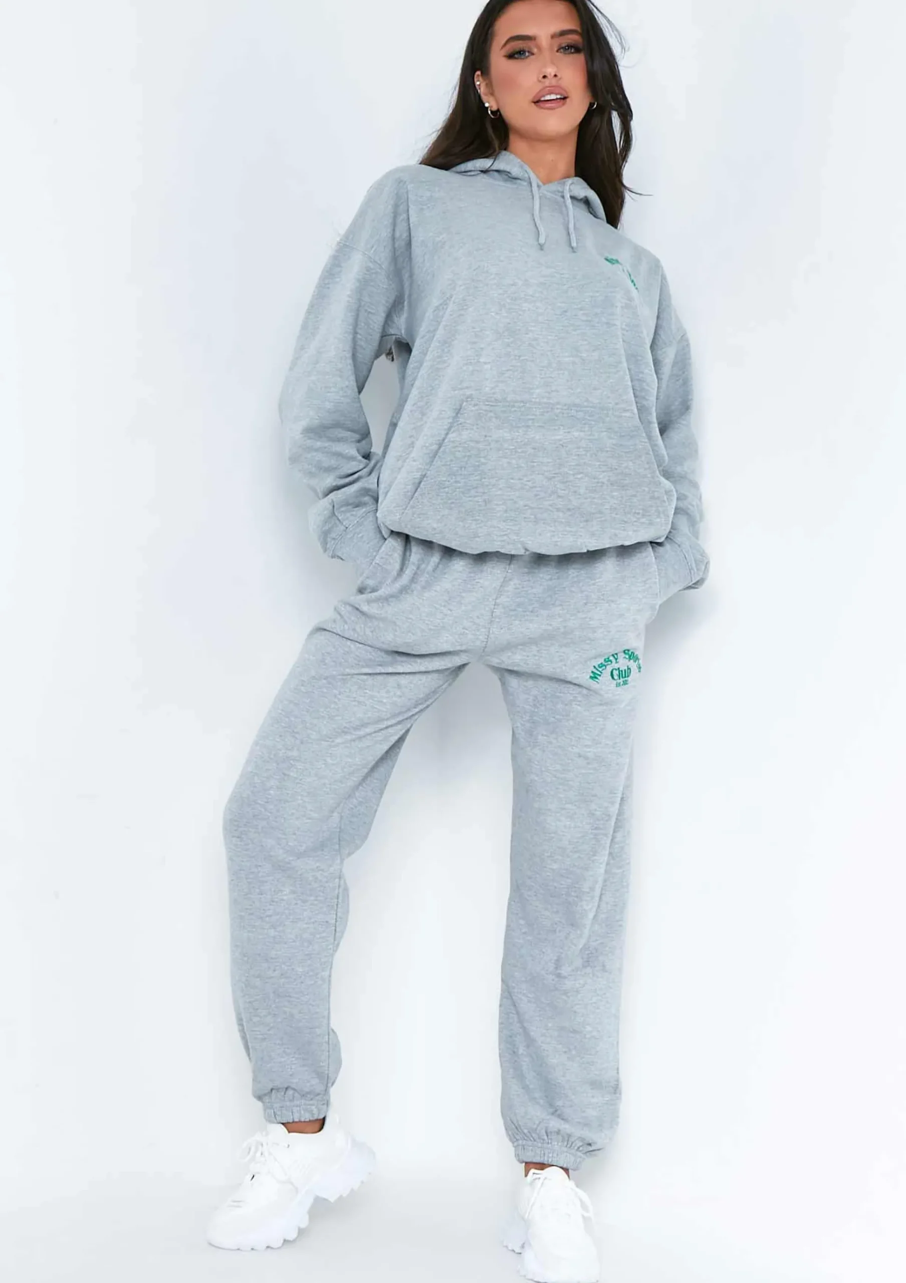 Fashion Tina Grey Missy Sports Club Casual Joggers Women Loungewear