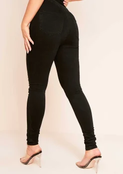 Tora Black Denim Skinny Jeans^Missy Empire Flash Sale