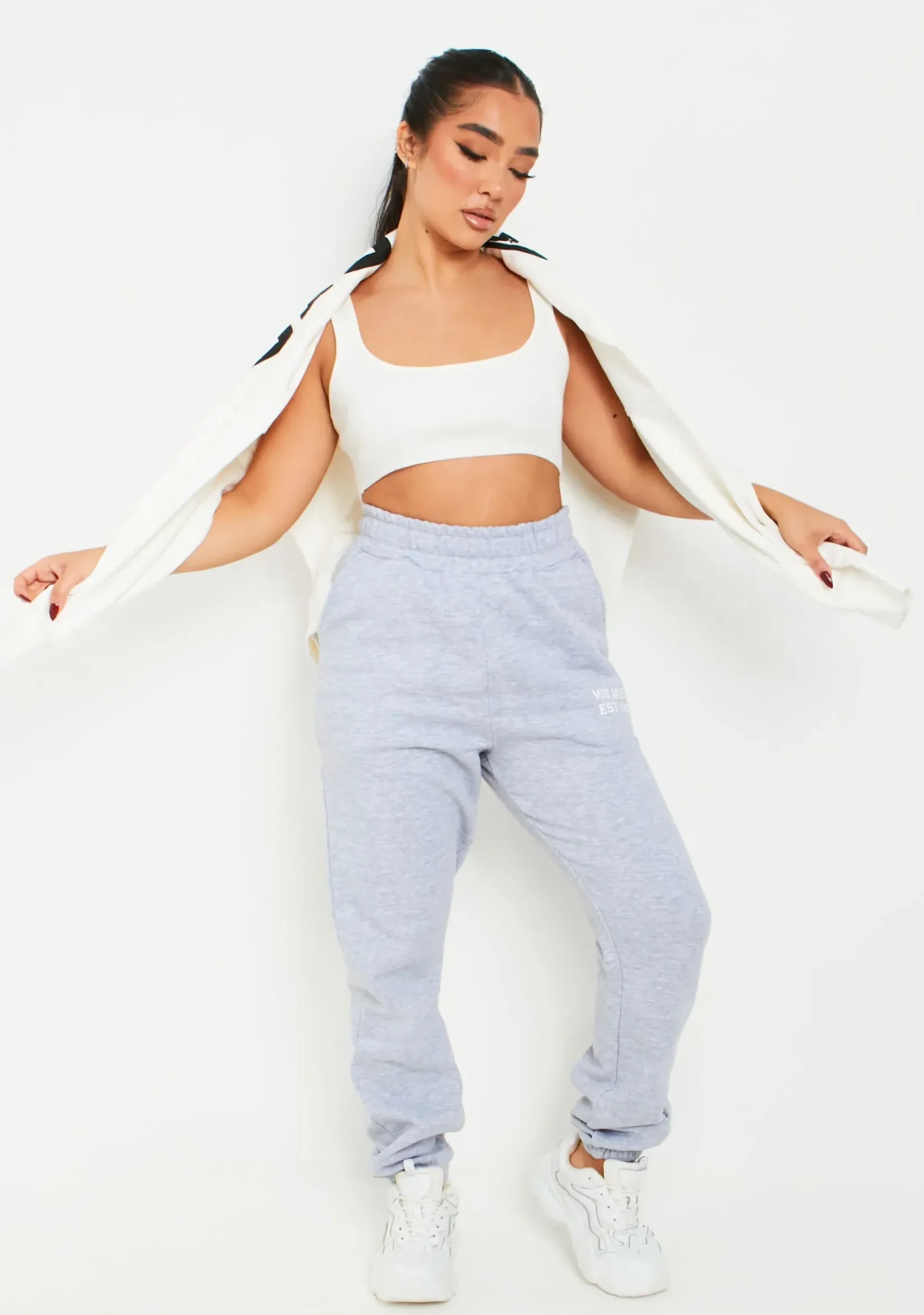 Online Tyra Grey 90's Cuffed Jogger Women Loungewear