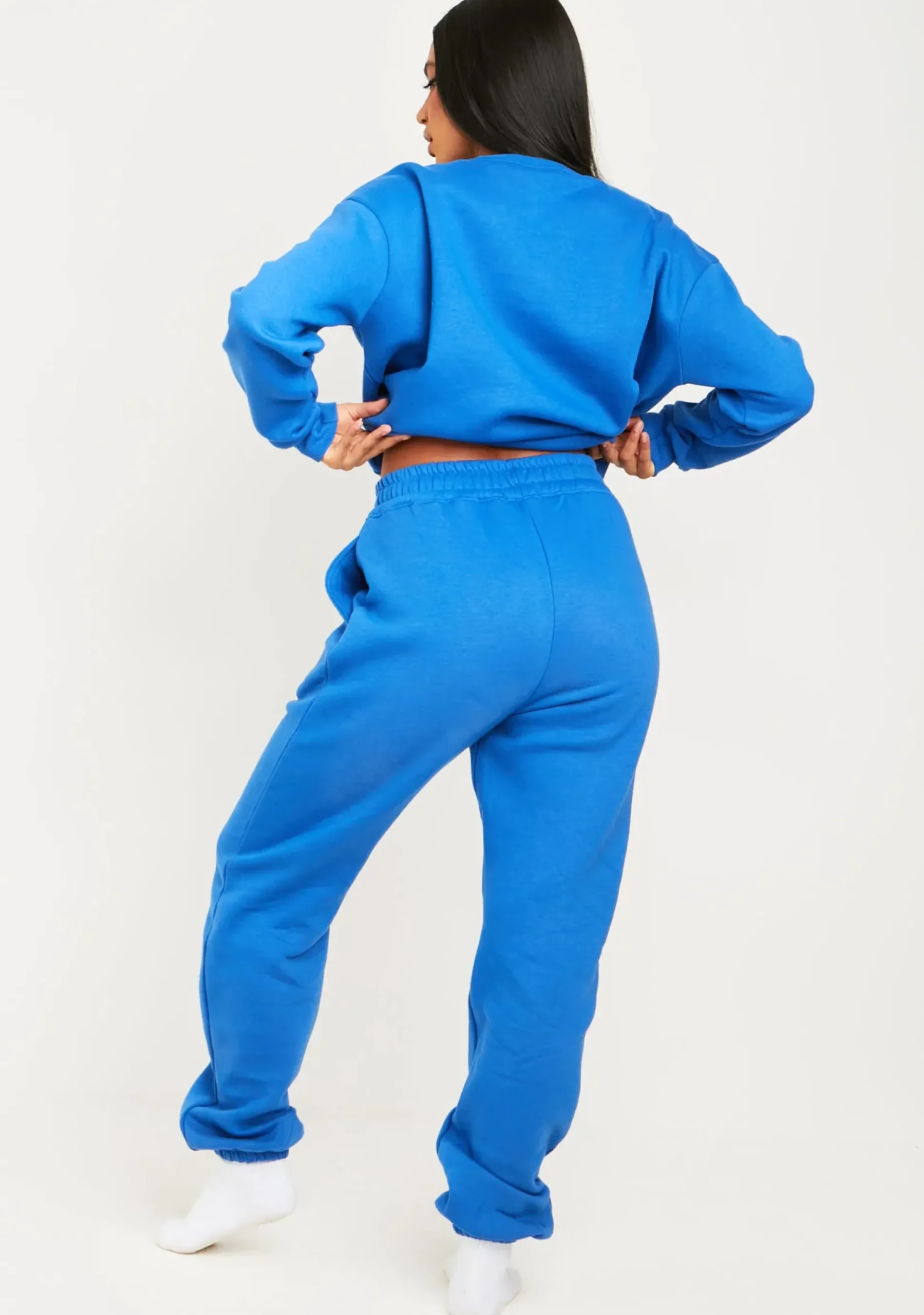 Online Verity Blue Missy Girl Embroidered 90's Cuffed Jogger Women Tracksuits