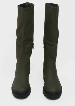 Discount Zeke Khaki Wellie Boots Women Boots