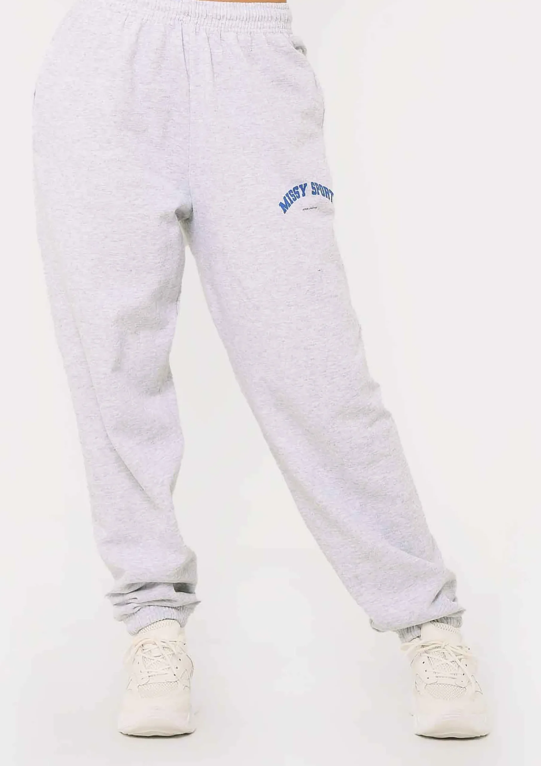 Zoey Grey Missy Sport Slogan Jogger Co-Ord^Missy Empire Discount